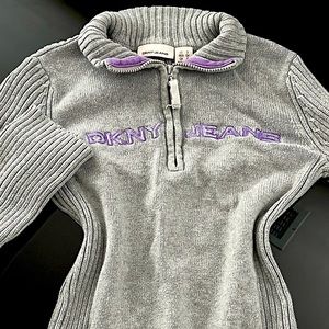 DKNY JEANS quarter zip